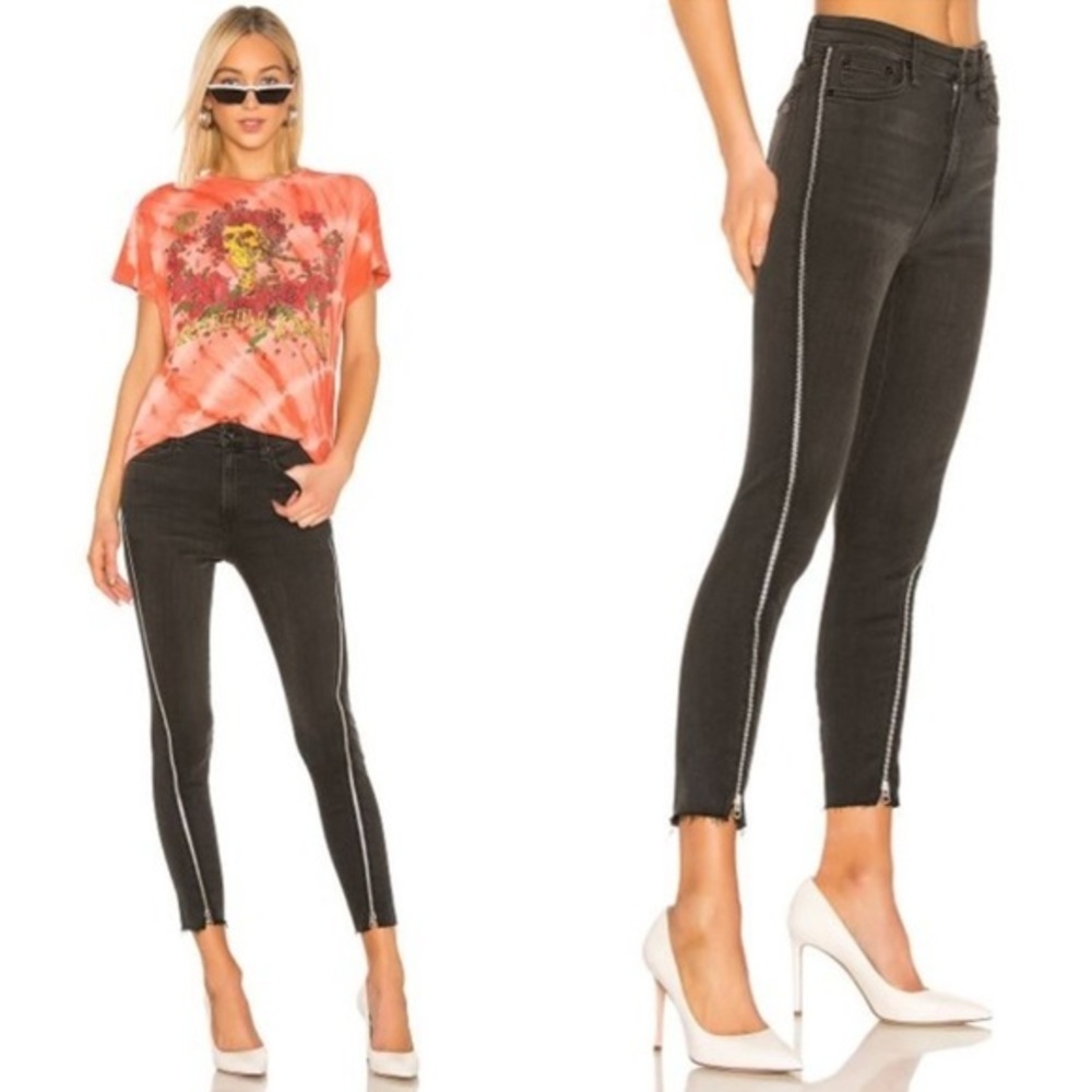 Revolve Rag & Bone Nina High Rise Skinny Jeans